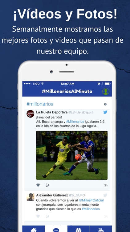 Vamos Millos Fútbol de Millonarios de Bogotá