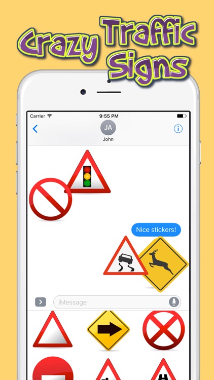 Crazy Traffic Signs – Stickers Pack