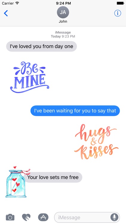 Watercolor Love, Gifts & Quotes Stickers screenshot-3