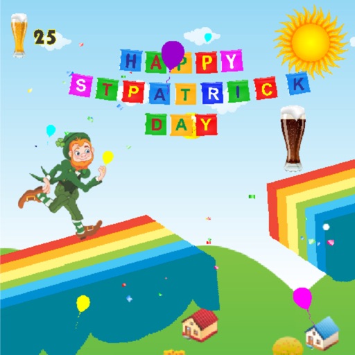 Ted's Rainbow Leprechaun Run St Patrick's Day Free icon