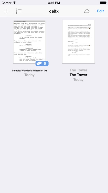 celtx script
