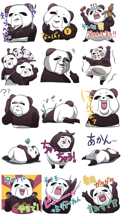 A big Japanese city, Panda who speaks the dialect