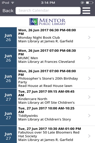 Mentor Public Library Mobile screenshot 4