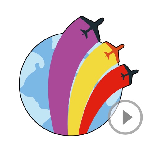 Animated Airplane Stickers icon