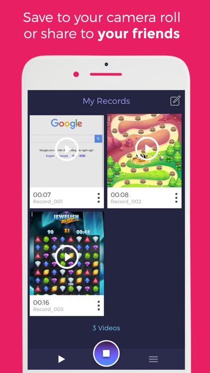 Game Recorder: Record web H5 Games as Videos HD