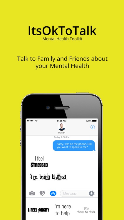 ItsOkToTalk - mental health mood & life messenger