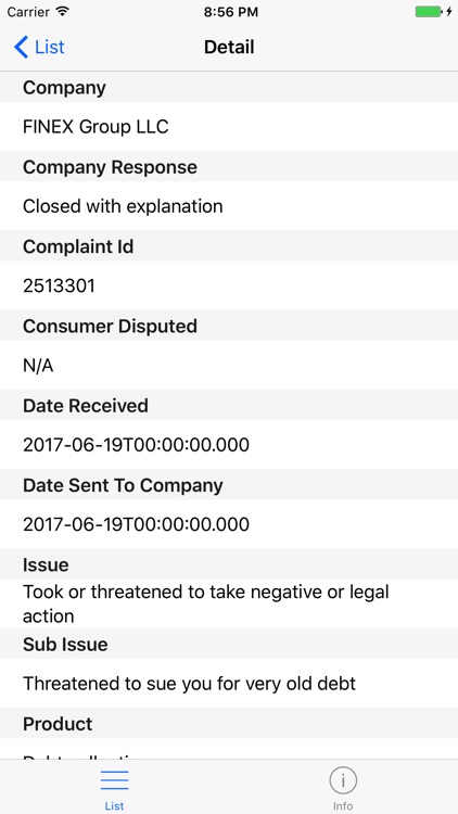 Consumer Complaints - Financial Services & Product screenshot-4