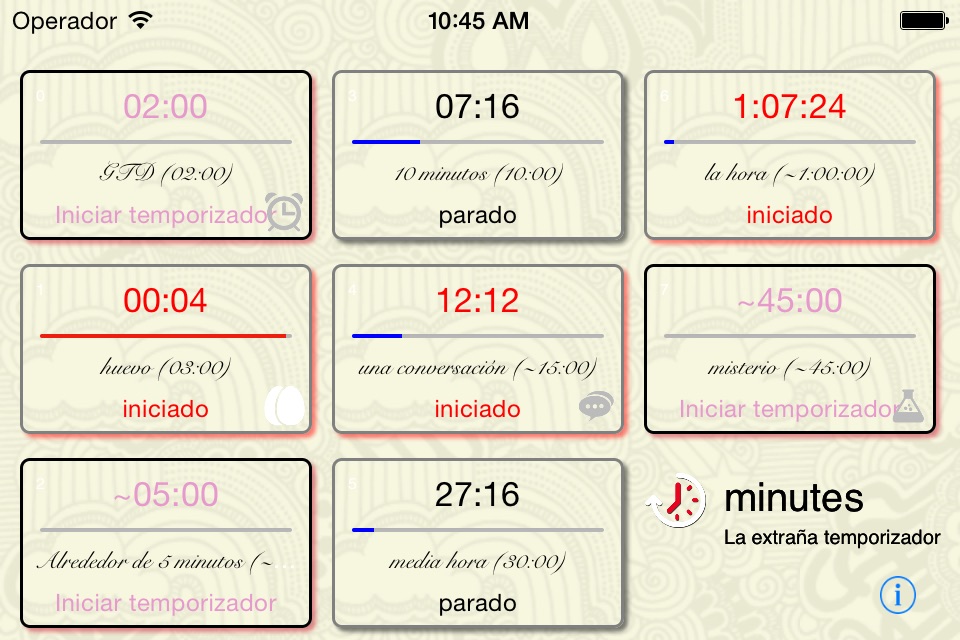 Minutes - Multiple Timers (and Stopwatches) screenshot 2