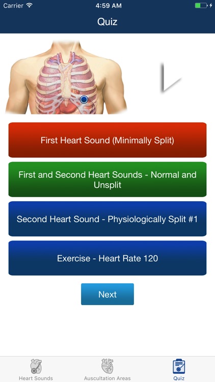 Heart Sounds Auscultation & Quiz screenshot-4
