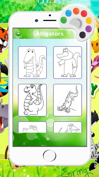 Funny Animal Coloring Paint Game For Kids screenshot-4