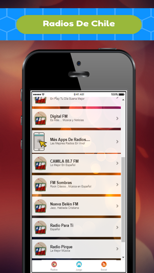 A+ Radios De Chile: Emisoras De Radio Chilenas(圖2)-速報App