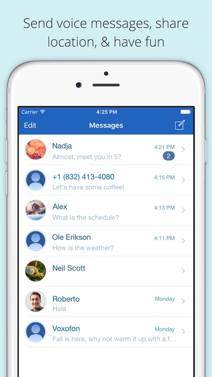 Voxofon: International Calling App, Texting, WiFi screenshot-4