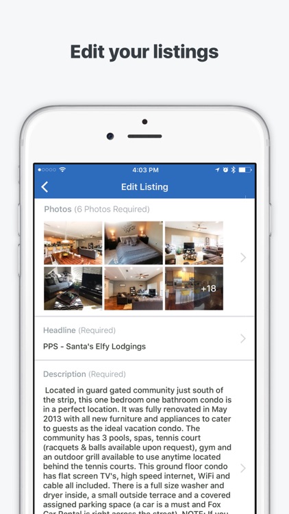 HomeAway VRBO Owner App
