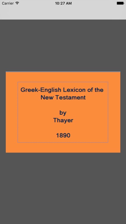 Greek-English (Thayer)