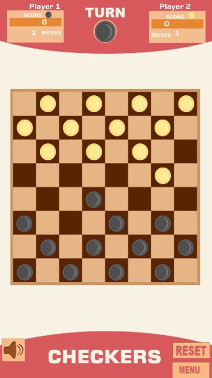 Checkers Classic Board Game