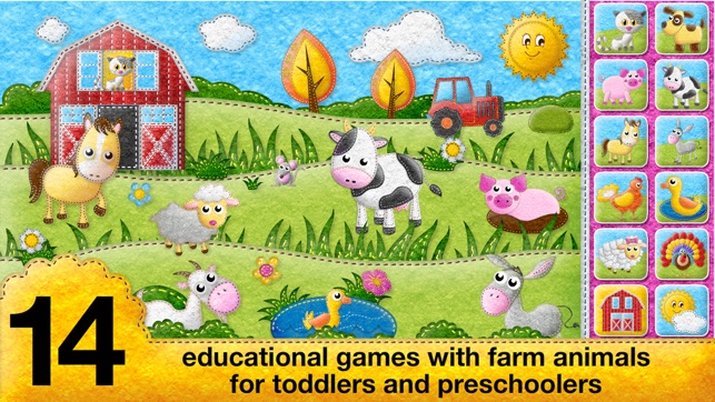 Toddler’s Farm Animals sounds, Baby Anim