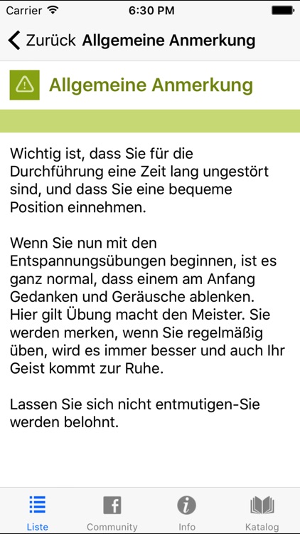 Alltags- Entspannung  (Relax, Autogenes Training) screenshot-3