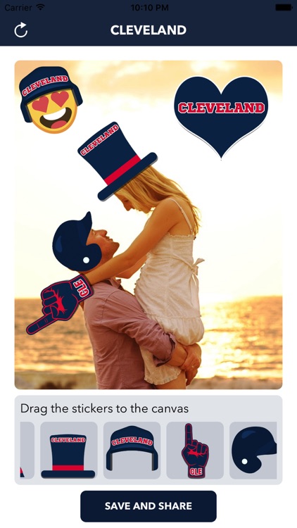 Cleveland Baseball Stickers & Emojis