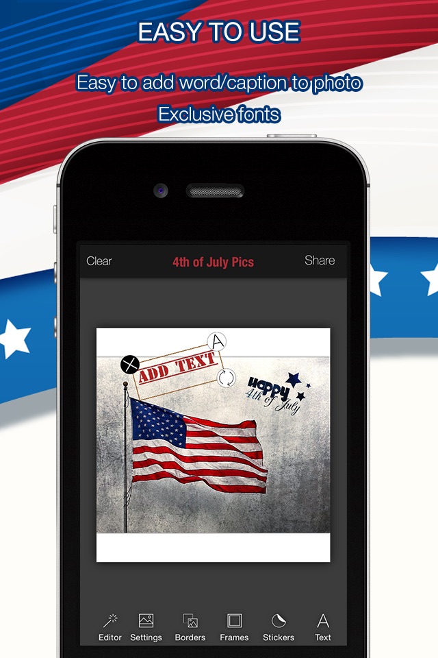 4th of July Pics – Patriotic pic stickers America screenshot 4