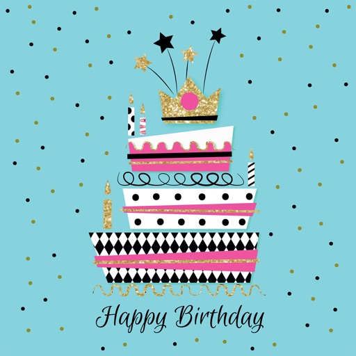 Animated Happy Birthday Card Stickers icon