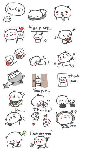 Cool Cool Panda Stickers!(圖3)-速報App