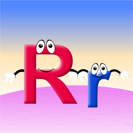 Ice cream Bash with Letter Rr icon