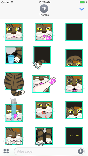 Big Cat Tiny Window - Animated Stickers(圖3)-速報App