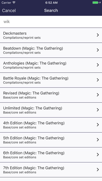 The Compendium of MTG Sets screenshot-3