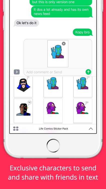 Life Comics Sticker Pack