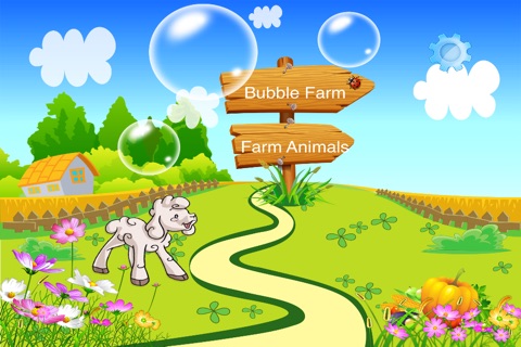 Bubble Farm: kid farm game of funny animal sounds screenshot 2
