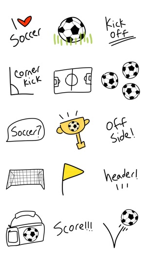 Soccer pic emoji & keyboard stickers for iMessage(圖2)-速報App