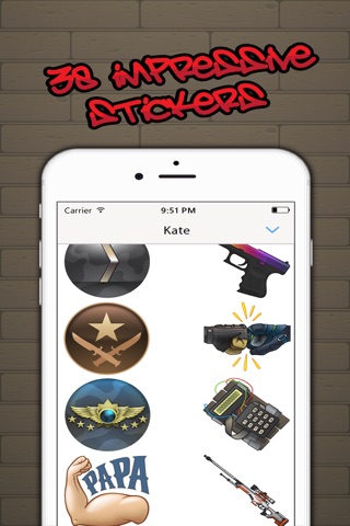 CSGO Stickers and emoji screenshot 2