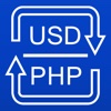 US Dollars / Philippine pesos currency converter