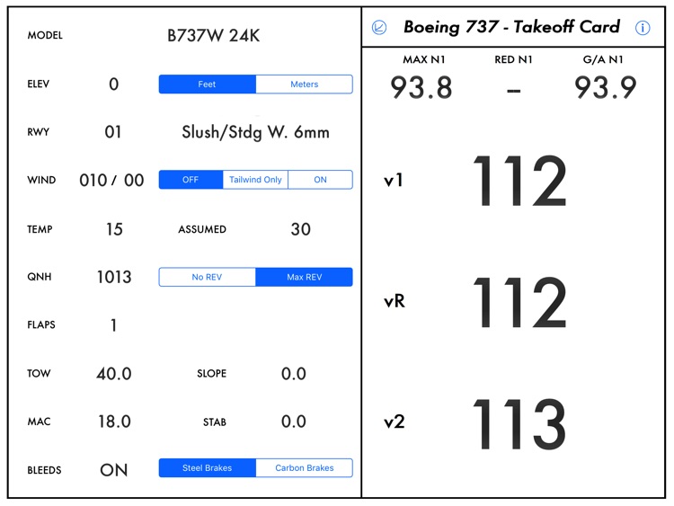 Takeoff Analysis