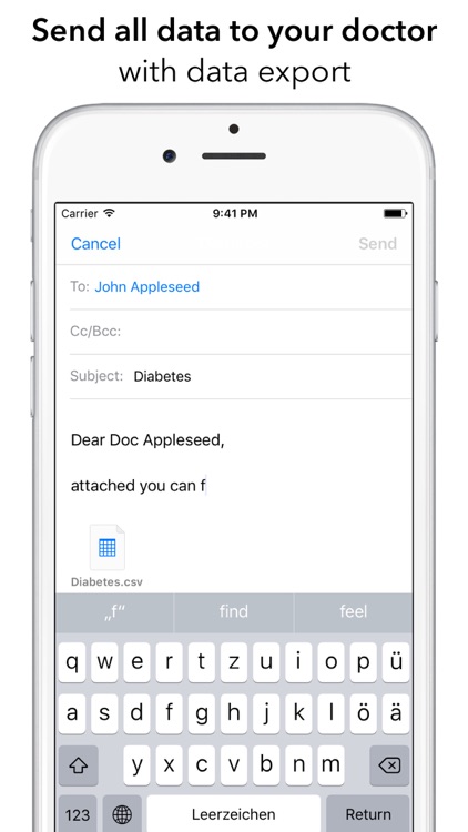 Diabetes Assistant - track blood sugar and meals screenshot-4