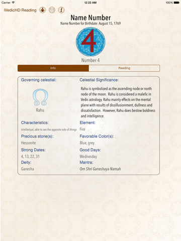 iVedic Numerology reading screenshot 4