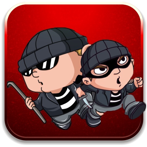 Stealing the diamond in cops and robbers game Icon