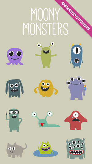 Moony Monsters animated(圖2)-速報App