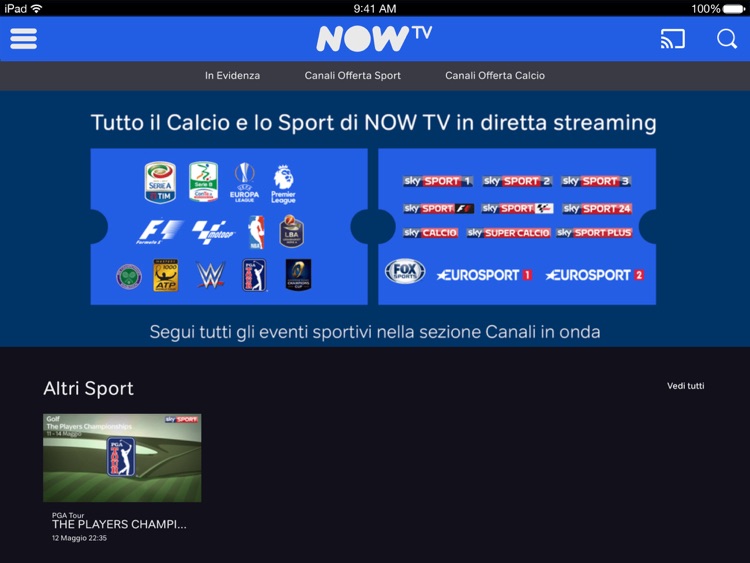 NOW TV per iPad screenshot-4