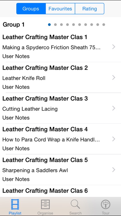 Leather Crafting Master Class