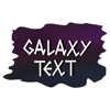 Galaxy Text Stickers