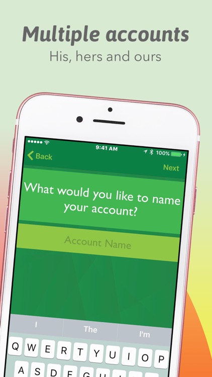 Green: Budget App with Balance Forecasting screenshot-3