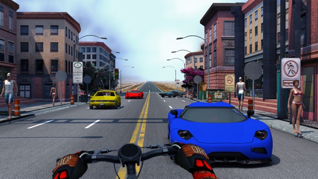 Bicycle Stunt Rider - Endless Traffic Racer(圖1)-速報App