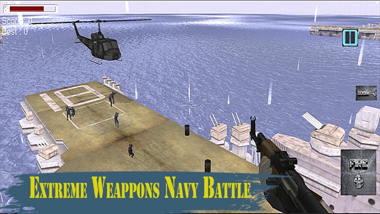 Navy Battleship Strike: Warfare Combat Shooting