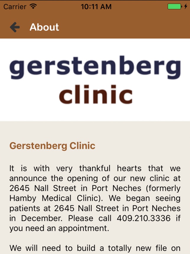 Gerstenberg Clinic On The App Store