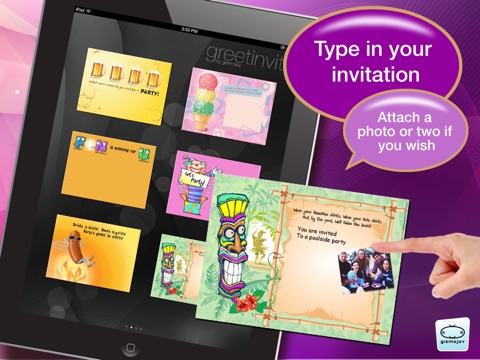 greetinvite-PARTY INVITES screenshot 2