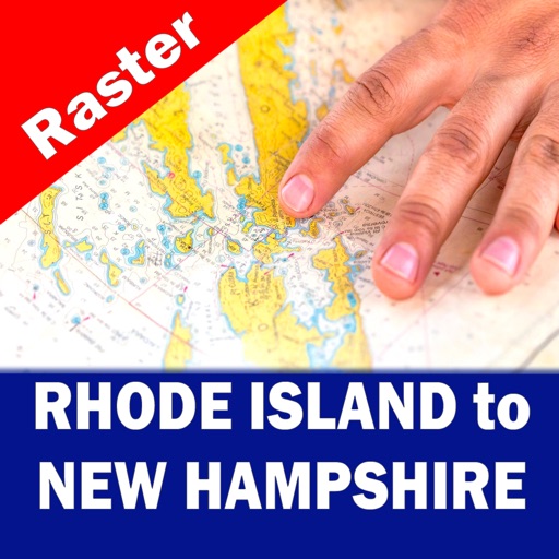 RHODE ISLAND to NEW HAMPSHIRE - RASTER N. CHARTS