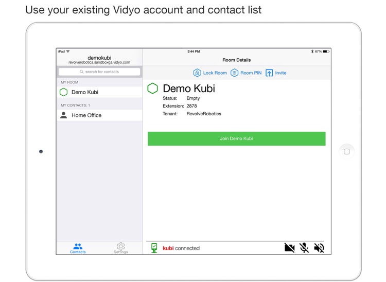 Vidyo on Kubi