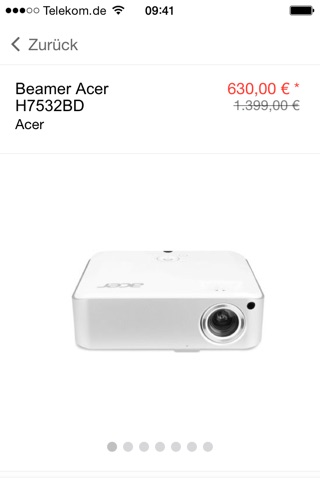 Beamer-Discount.de screenshot 4