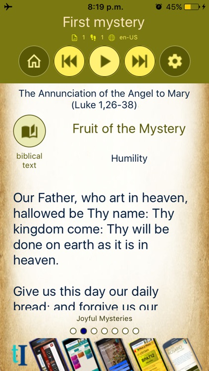 Holy Rosary with audio